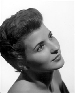 La soprano aragonesa Pilar Lorengar 