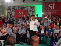 Susana Díaz: El 26J el PSOE se enfrenta "al presidente más mentiroso de España"