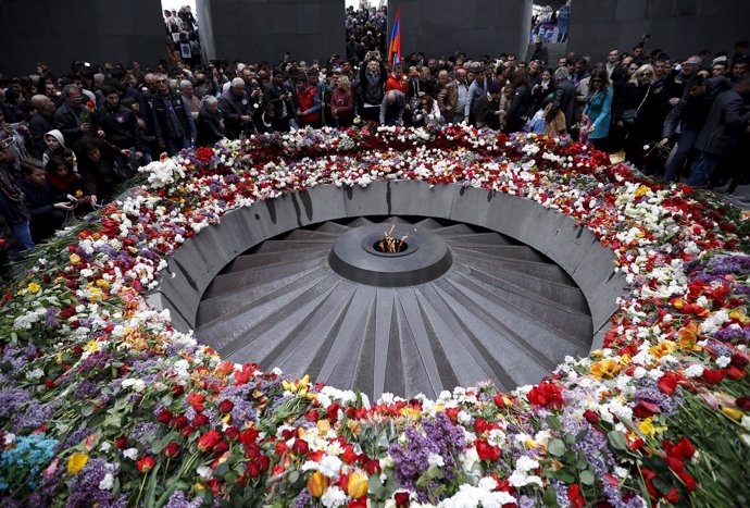Recuerdo del genocidio de Armenios durante la Primera Guerra Mundial