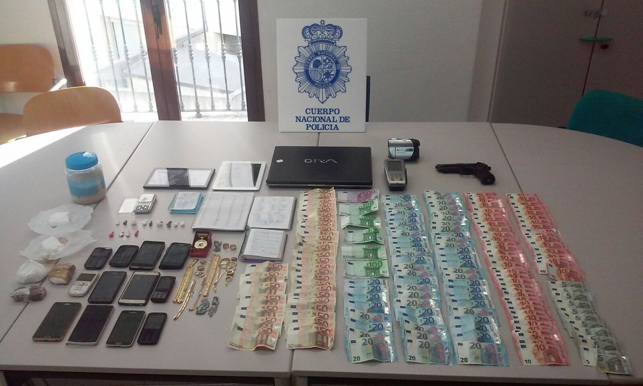 Droga intervenida por la Policía en Estepona 