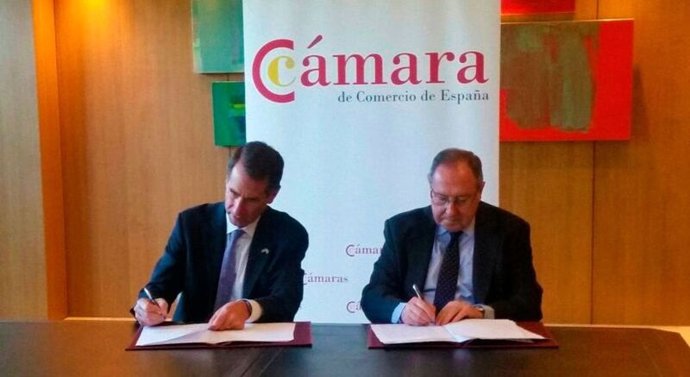 José Luis Bonet y el presidente de la Cámara de Comercio de España en EE.UU.