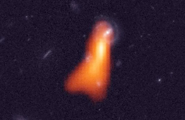 Imagen de la galaxia observada