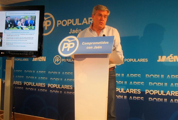 El presidente provincial del PP de Jaén, José Enrique Fernández de Moya.
