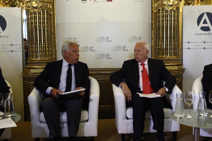 Felipe González y José Manuel Margallo