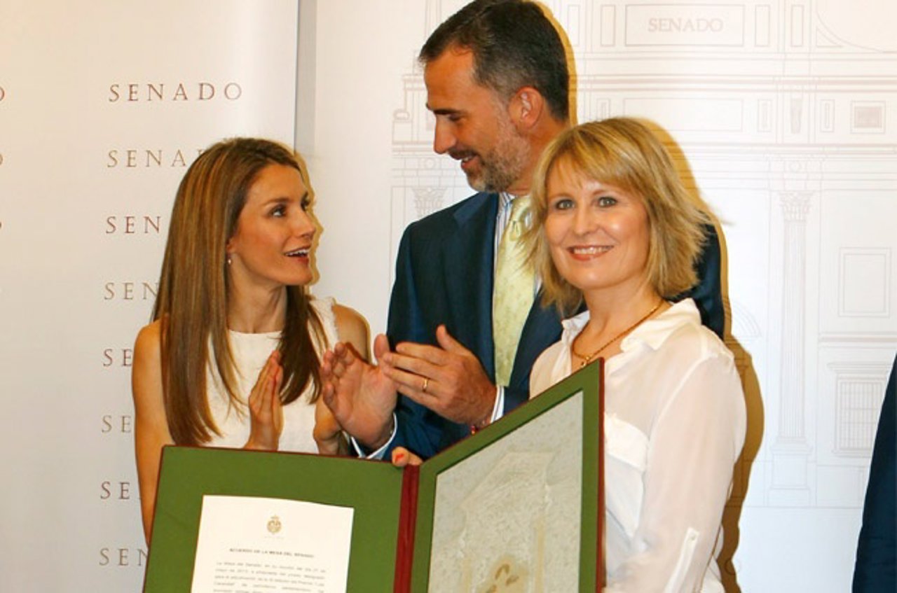 Emotivo recuerdo del principe Felipe a la fallecida Concha Garcia Campoy