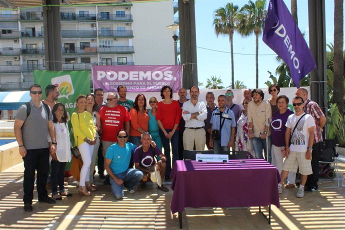 Presentación Unidos Podemos Málaga