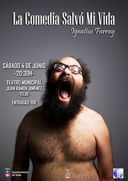 NP ACTUACIÓN DEL HUMORISTA IGNATIUS FARRAY EN EL TEATRO MUNICIPAL