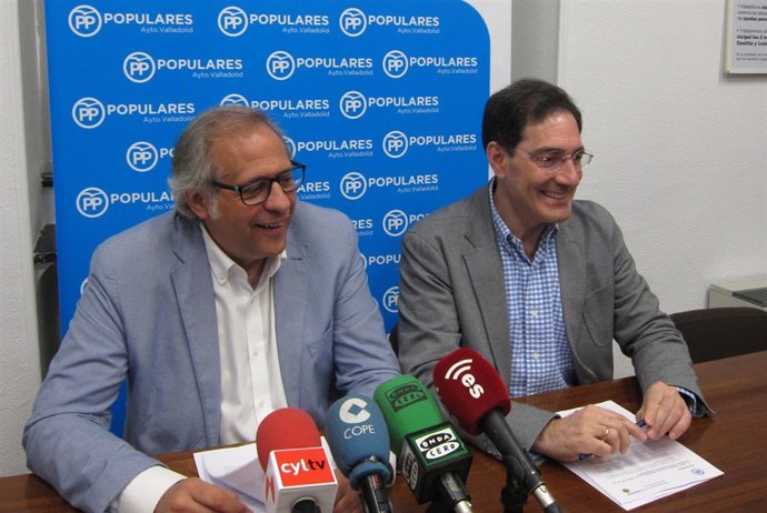 El presidente y el portavoz del Grupo Municipal Popular
