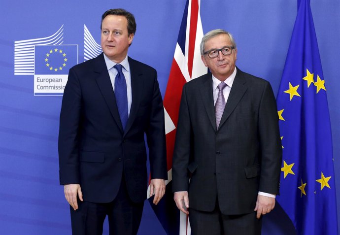 Reunión entre Cameron y Juncker en Bruselas
