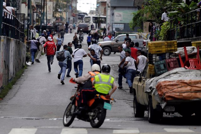 Disturbios en Caracas