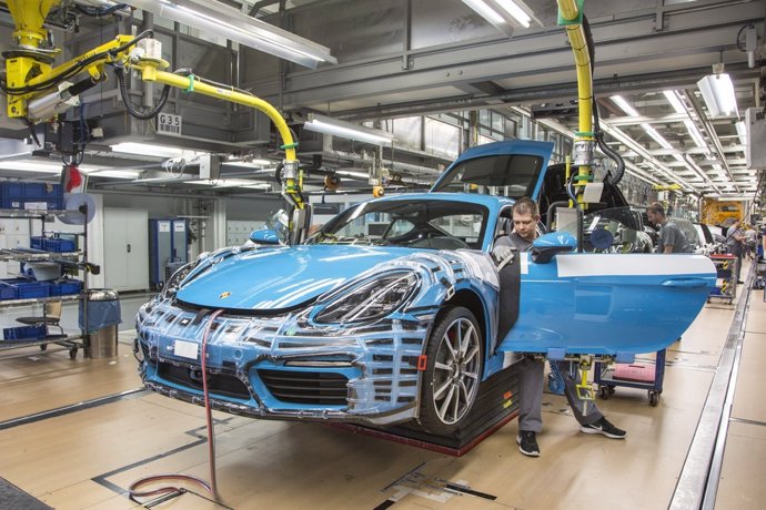 Producción de Porsche en Zuffenhausen (Alemania)