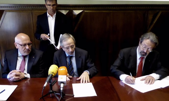 Jordi Baiget, Josep Mayoral y Jordi Montaña