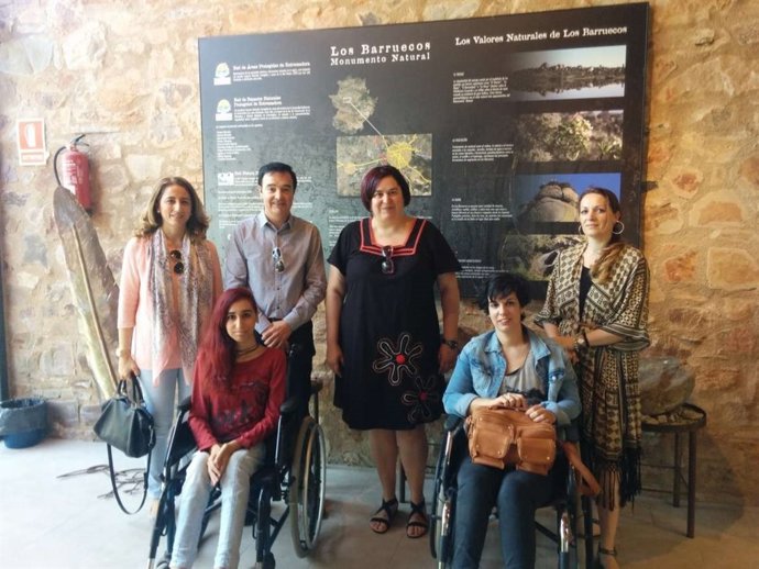 Presentación de ruta accesible en Los Barruecos