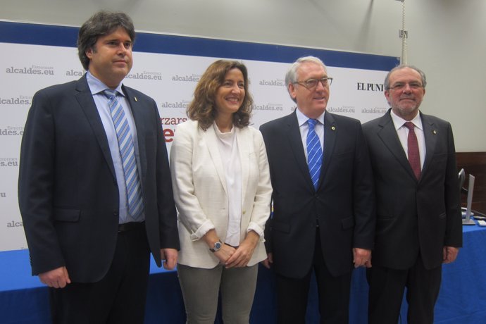 Presidentes de Diputación: P.Vila, M.Conesa, J.Poblet , J.Reñé