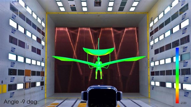 Recreación del planeador de Lilienthal