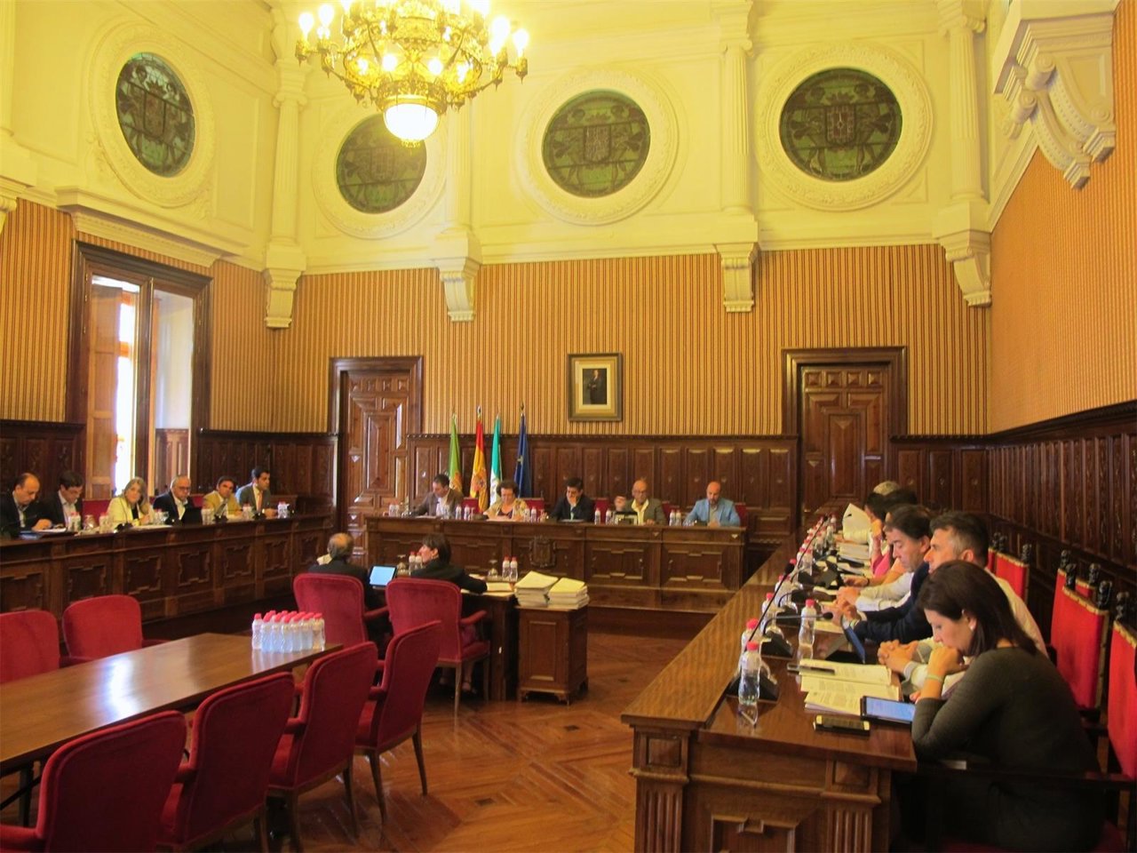 Pleno ordinario de la Diputación de Jaén.