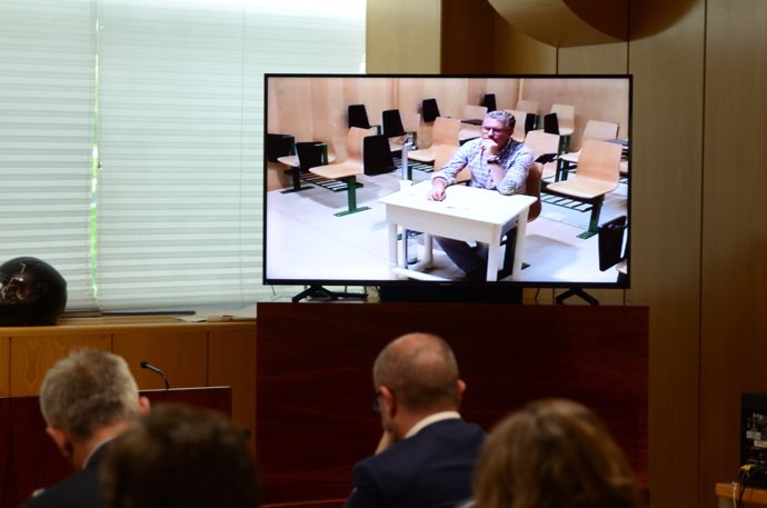 Francisco Granados comparece por videoconferencia en la comisión anticorrupción