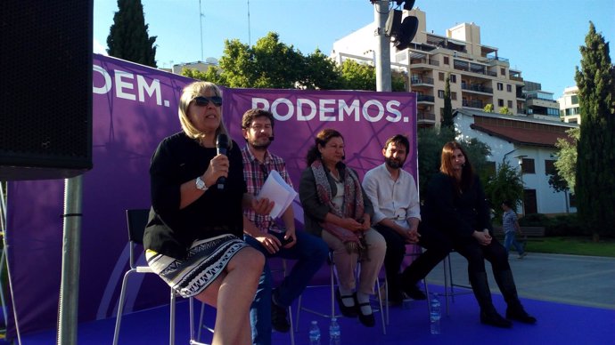 Acto de Podemos con Rafa Mayoral