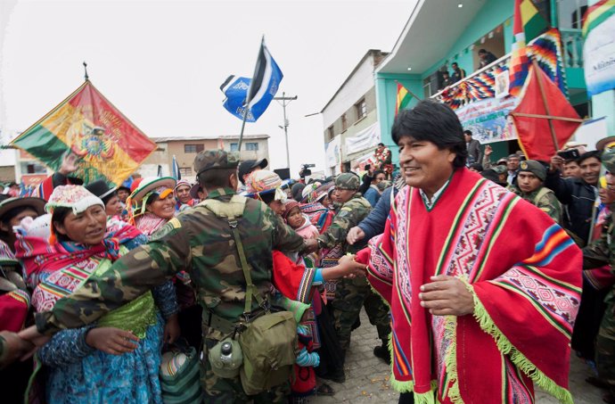 El presidente de Bolivia, Evo Morales