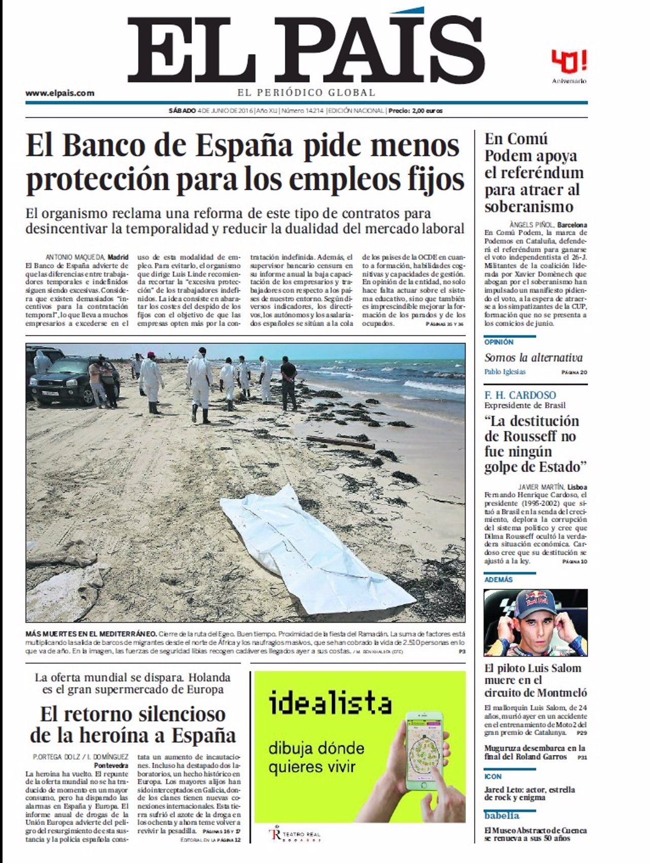 Portada El País