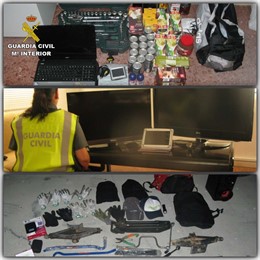 La Guardia Civil esclarece robos en el Condado de Huelva