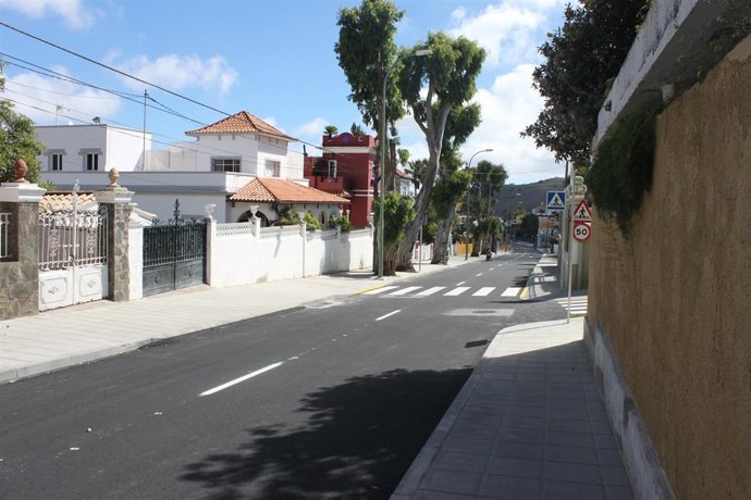 NP FOTOS: El Ayuntamiento Abrirá Al Tráfico La Carretera De Tafira El Próximo Lu