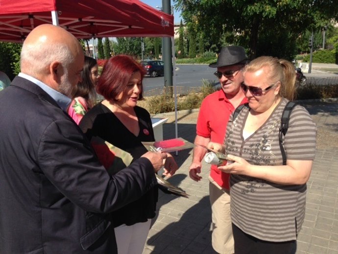 Reparto del PSOE en Granada