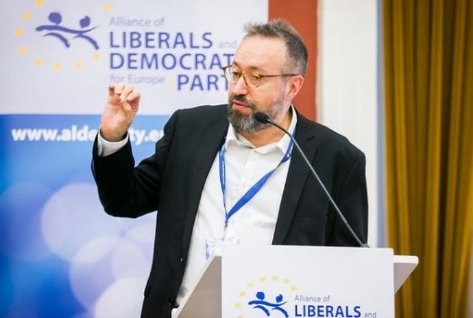 El candidato de C's por Barcelona al Congreso, Juan Carlos Girauta