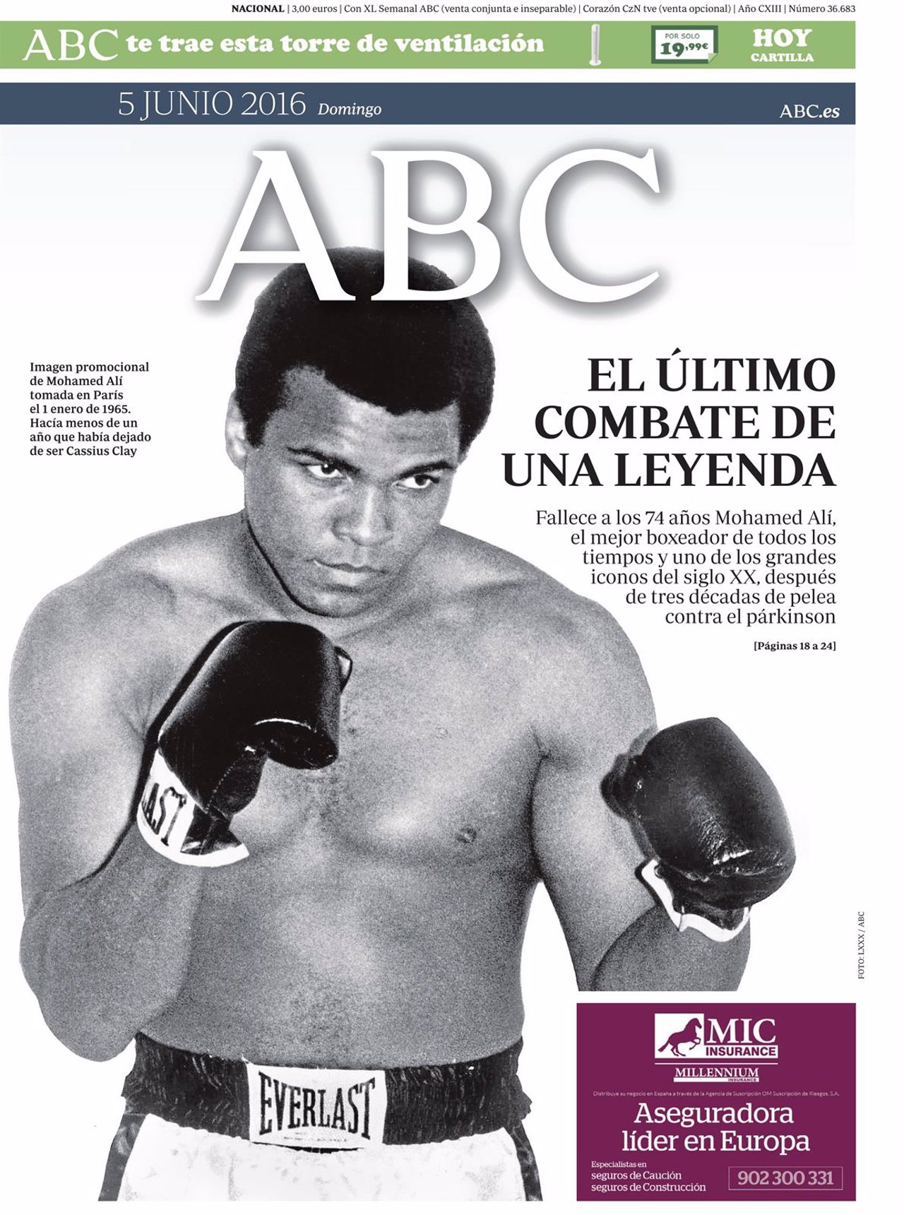 Portada ABC 5 de junio