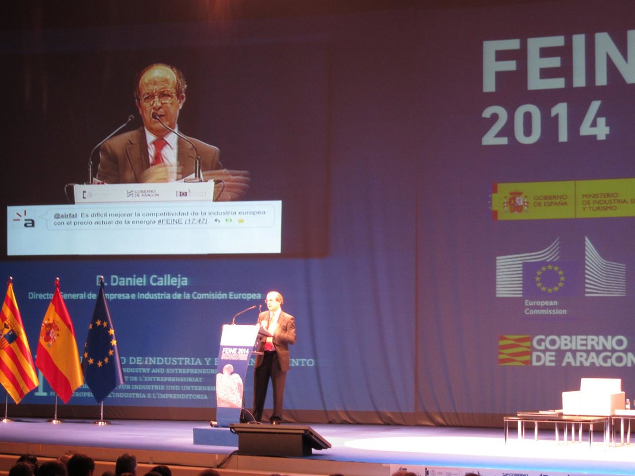 Daniel Calleja durante su intervención