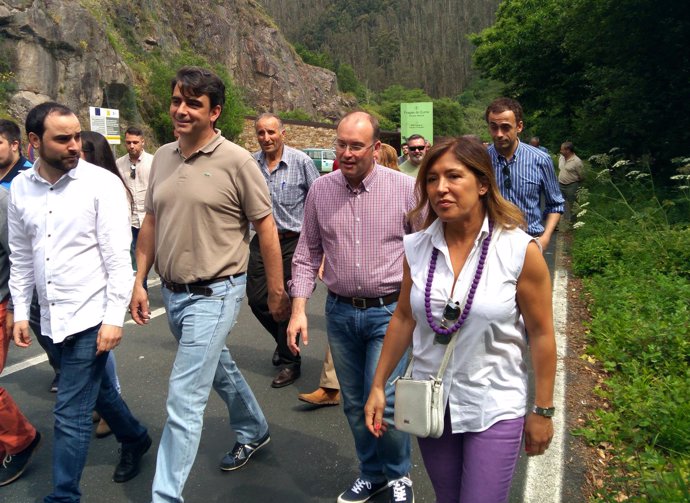 Marcha de dirigentes popular por las Fragas do Eume