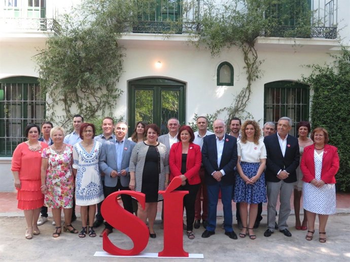 Presentación de candidaturas del PSOE por Granada el 26J