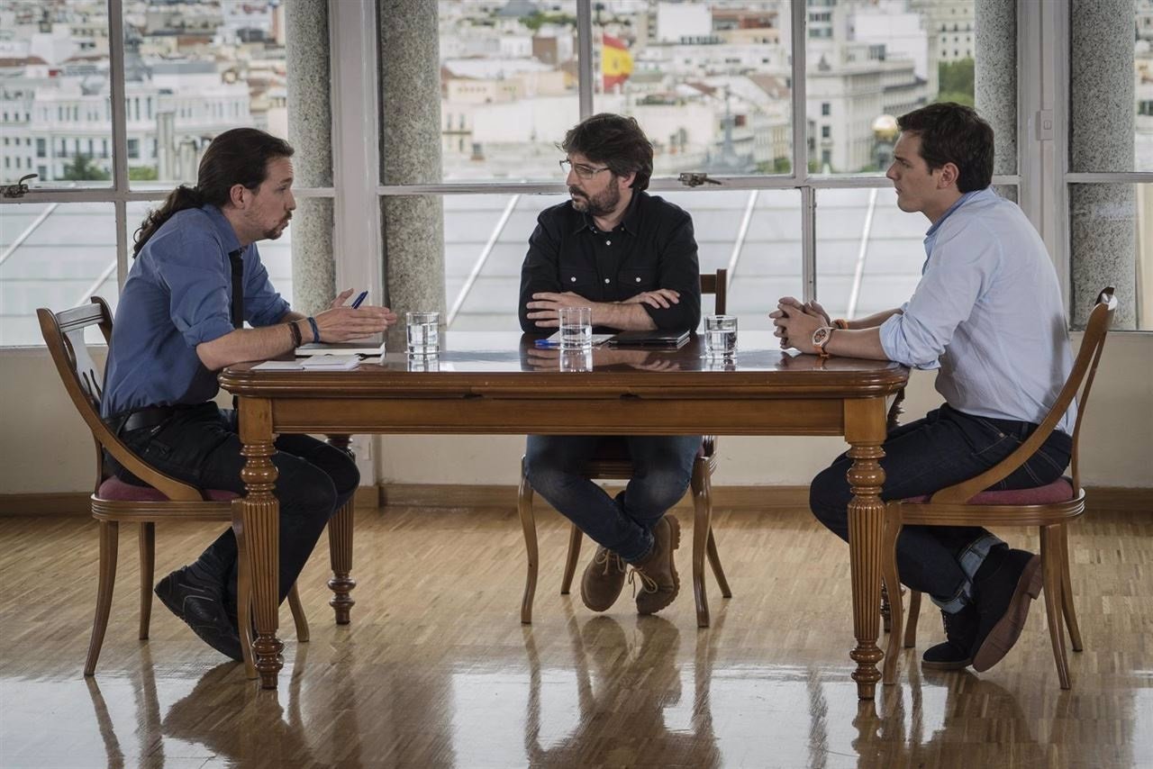 Debate entre Pablo Iglesias y Albert Rivera en Salvados de La Sexta