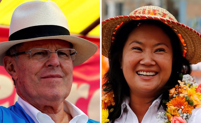 Pedro Pablo Kuczynski y Keiko Fujimori