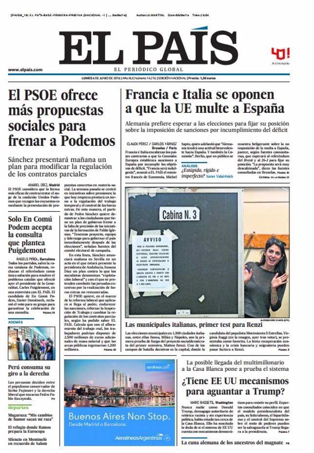 El país 6 de junio