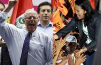 Kuczysnki y Fujimori se muestran cautos tras los resultados a pie de urna en Perú
