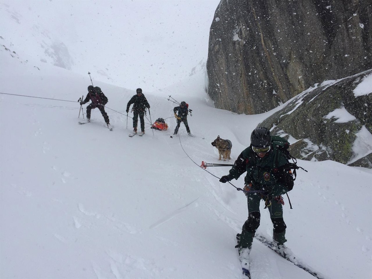 Imagen de un rescate.