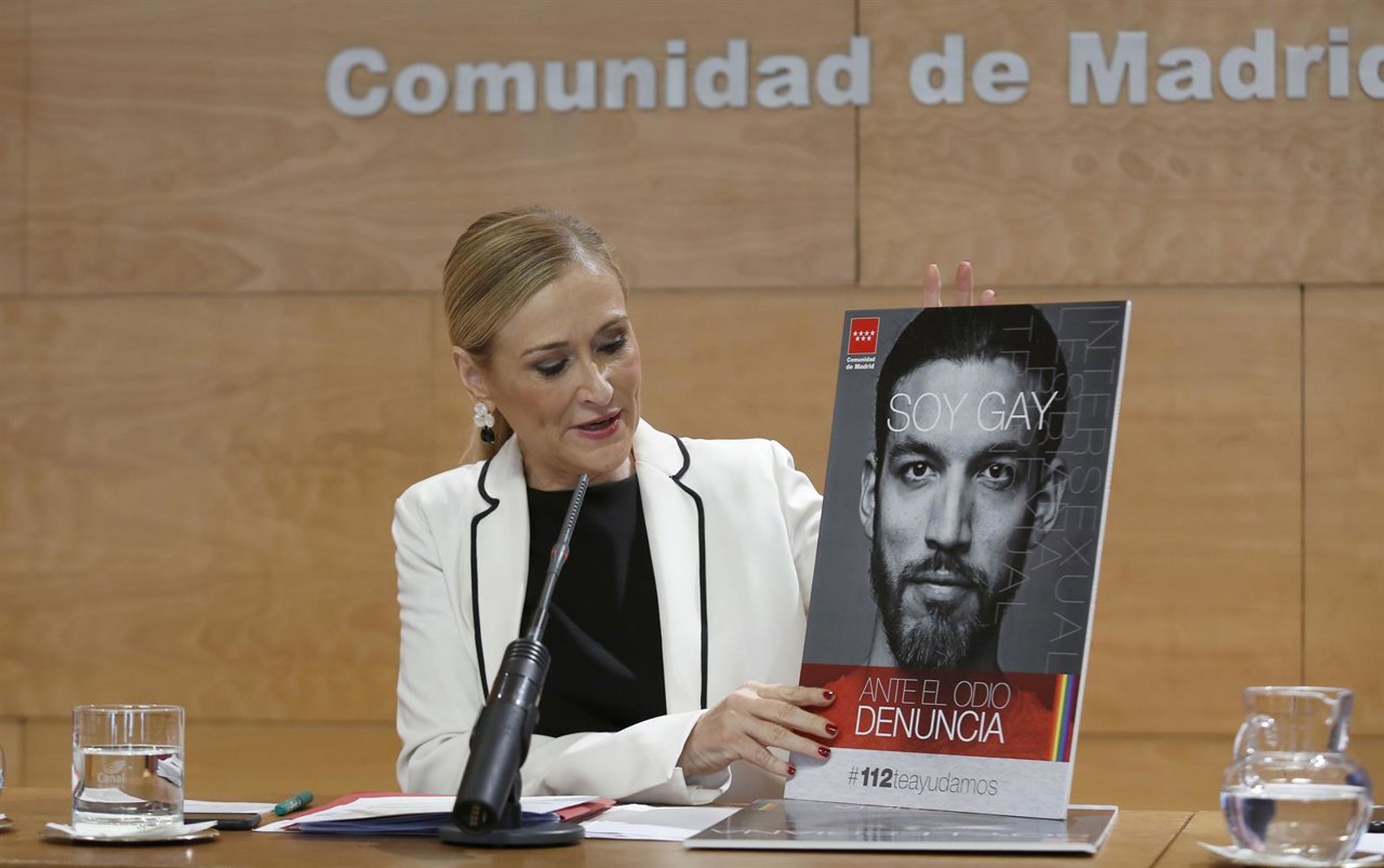 La presidenta de la Comunidad de Madrid, Cristina Cifuentes