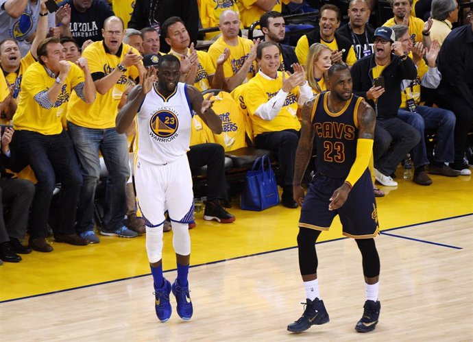 Draymonf Green y LeBron James, Golden State Warriors - Cleveland Cavaliers