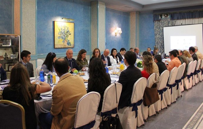 Armisén con los empresarios