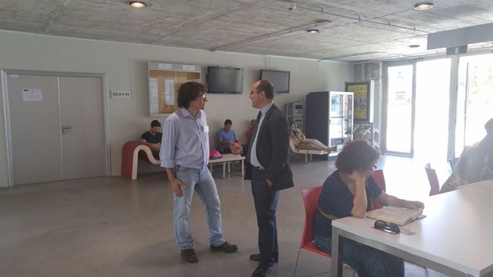 Juan Monzó junto a Alberto del Valle