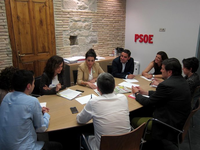 Reunión de los Grupos Parlamentario y Municipal del PSOE