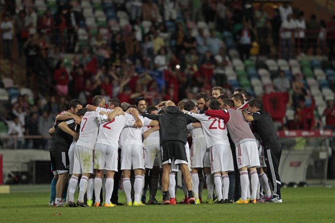 Una pobre Portugal da la nota ante Albania