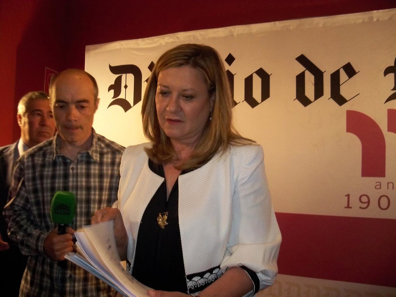 La Consejera en la jornada de Diario de León