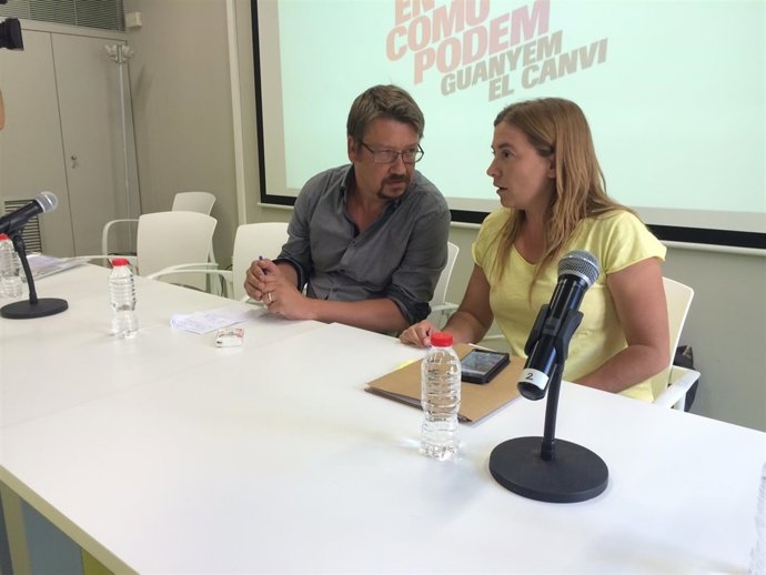 Xavier Domènech, Sònia Ferrer (EnComúPodem)