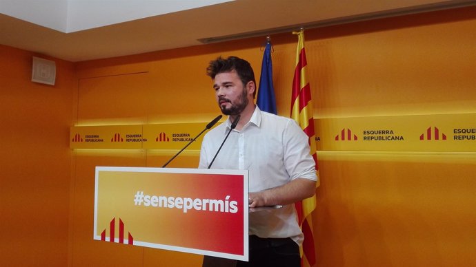 El candidato de ERC a las generales, G.Rufián