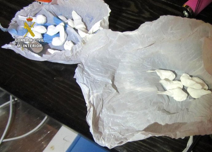 Cocaína incautada en un pub de Santoña 