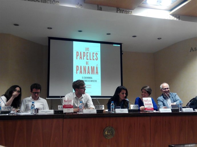Presentación en España del libro 'Los papeles de Panamá'
