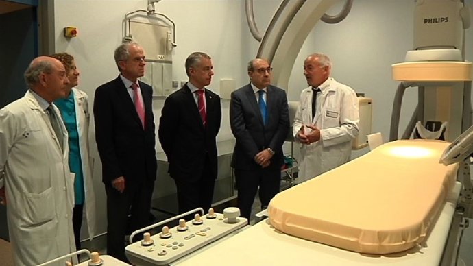 El lehendakari y Jon Darpón en Basurto