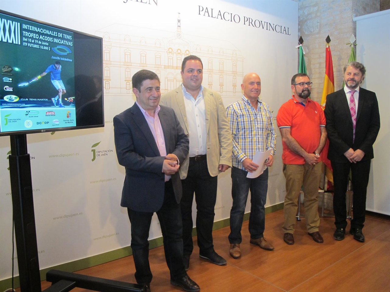 Presentación de los XXXII Internacionales de Tenis de  Martos.